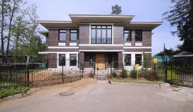 Коттедж №5. Проект "Манхэттен" 380 кв.м, участок 12 соток. Кирпич.